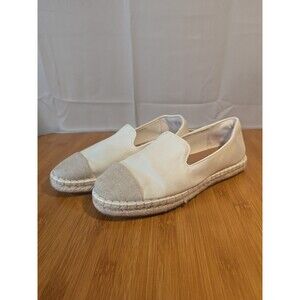 Universal Thread Women's Skipper White Espadrille Flats Sailing US 10 [Y12]